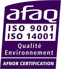Certification ISO 9001 et ISO 14001